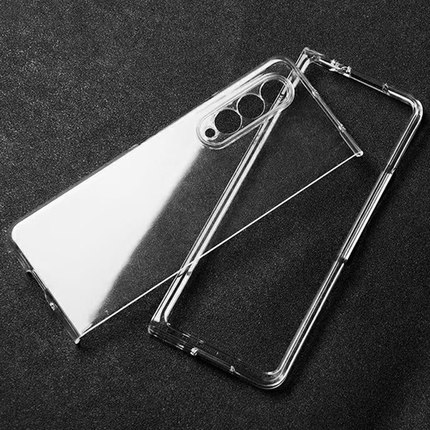 Original Samsung Z Fold3 5G W22 Silicone Cover Case For Samsung Galaxy Z Fold 3 Phone Clear Cases, EF-PF926