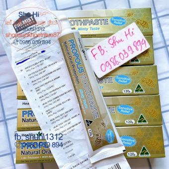 Kem đánh răng keo ong giúp lợi - nướu khỏe mạnh Healthy Care Propolis Toothpaste 120g - Úc