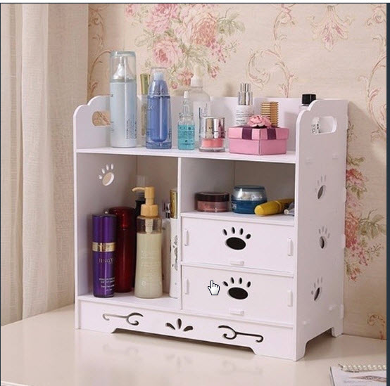 Kệ mĩ phẩm chân chó kệ đựng đồ trang điểm