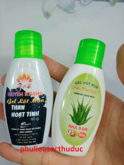 Gel lột mụn nha đam hoặc than tre size mini - phụ liệu tóc Thủ Đức