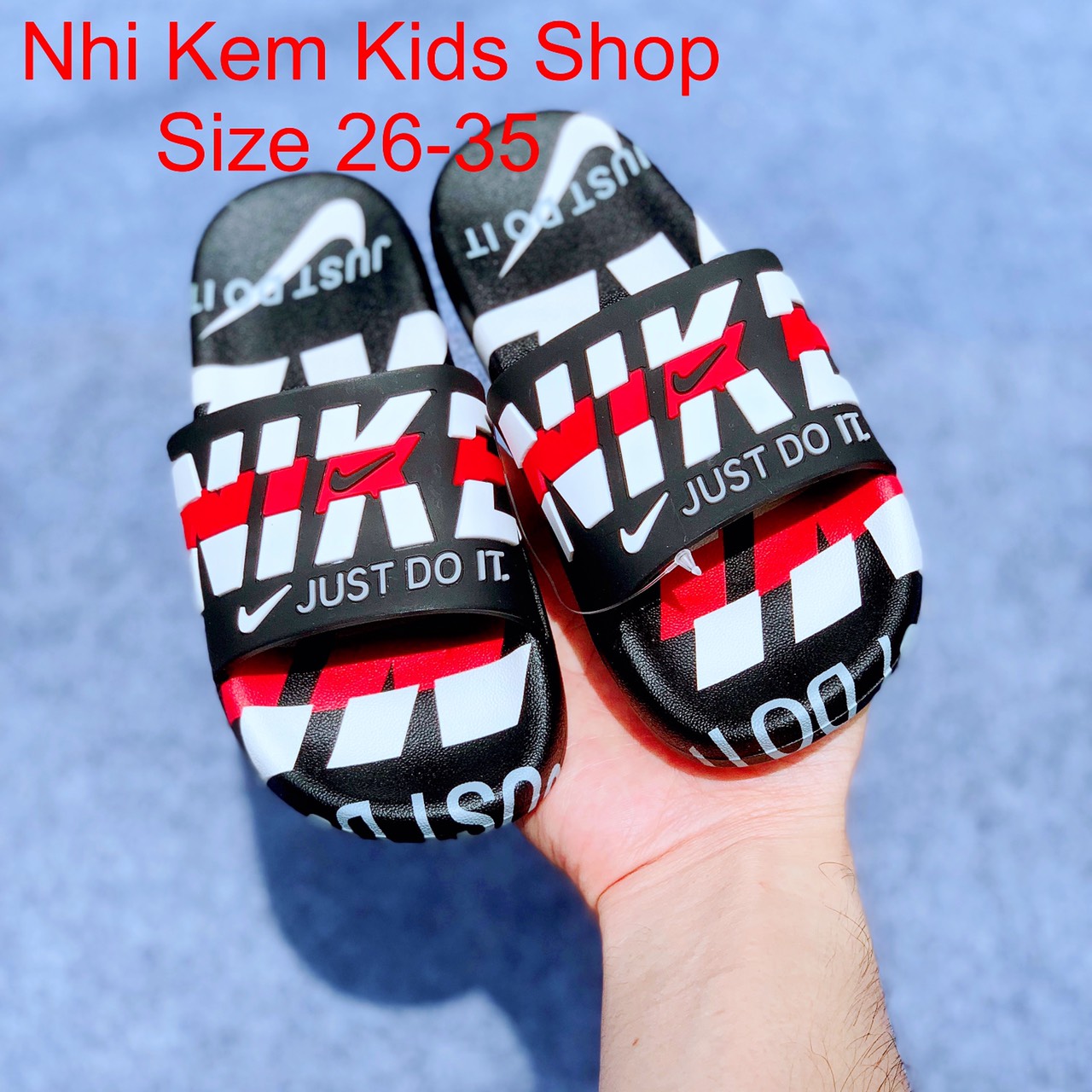 Dép cho bé-dép lê cho bé trai & bé gái êm chân thoáng khí đế trống trơn mẫu hot hit hè 2022 dl02 nhikemshop