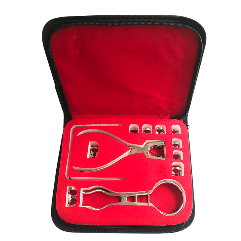 Gambar 1 Set Teeth Care Dental Dam Perforator Dental Dam Hole Puncher Pliers for Dentist Rubber Dam Puncher Lab  Tools