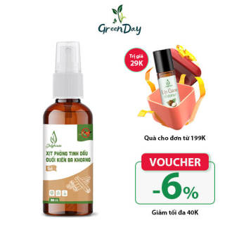 Bình xịt phòng đuổi kiến ba khoang tinh dầu Quế - chai 50ml