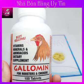 Gallomin Hộp 20 Viên-Nuôi Gà Chế Độ Đá Cao Cấp Hàng Chuẩn USA