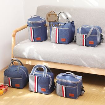 Túi đựng cơm hộp giữ nhiệt thực phẩm thức ăn văn phòng đi làm đựng cơm trưa vải Oxford chống thấm nước T001