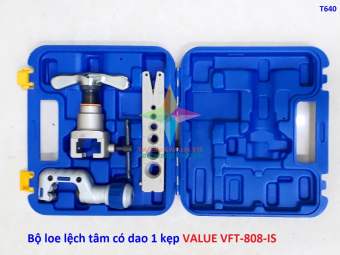 Bộ loe ống đồng lệch tâm có dao 1 kẹp VALUE VFT-808-IS