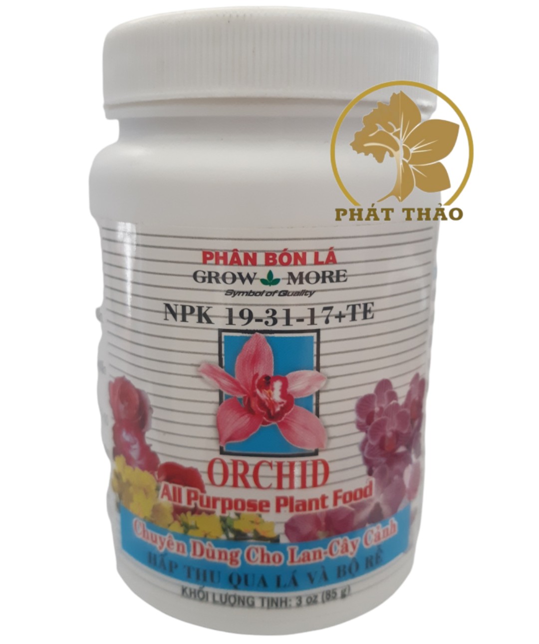Phân bón lá npk 19+31+17+te chuyên lan tất cả giai đoạn 85gram