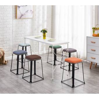 Ghế quầy bar chân thép, ghế đẩu mỹ thuật, ghế bàn ăn có đệm