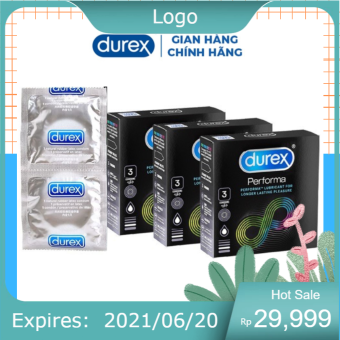 Combo 3 hộp bao cao su Durex Performa 3 bao/hộp