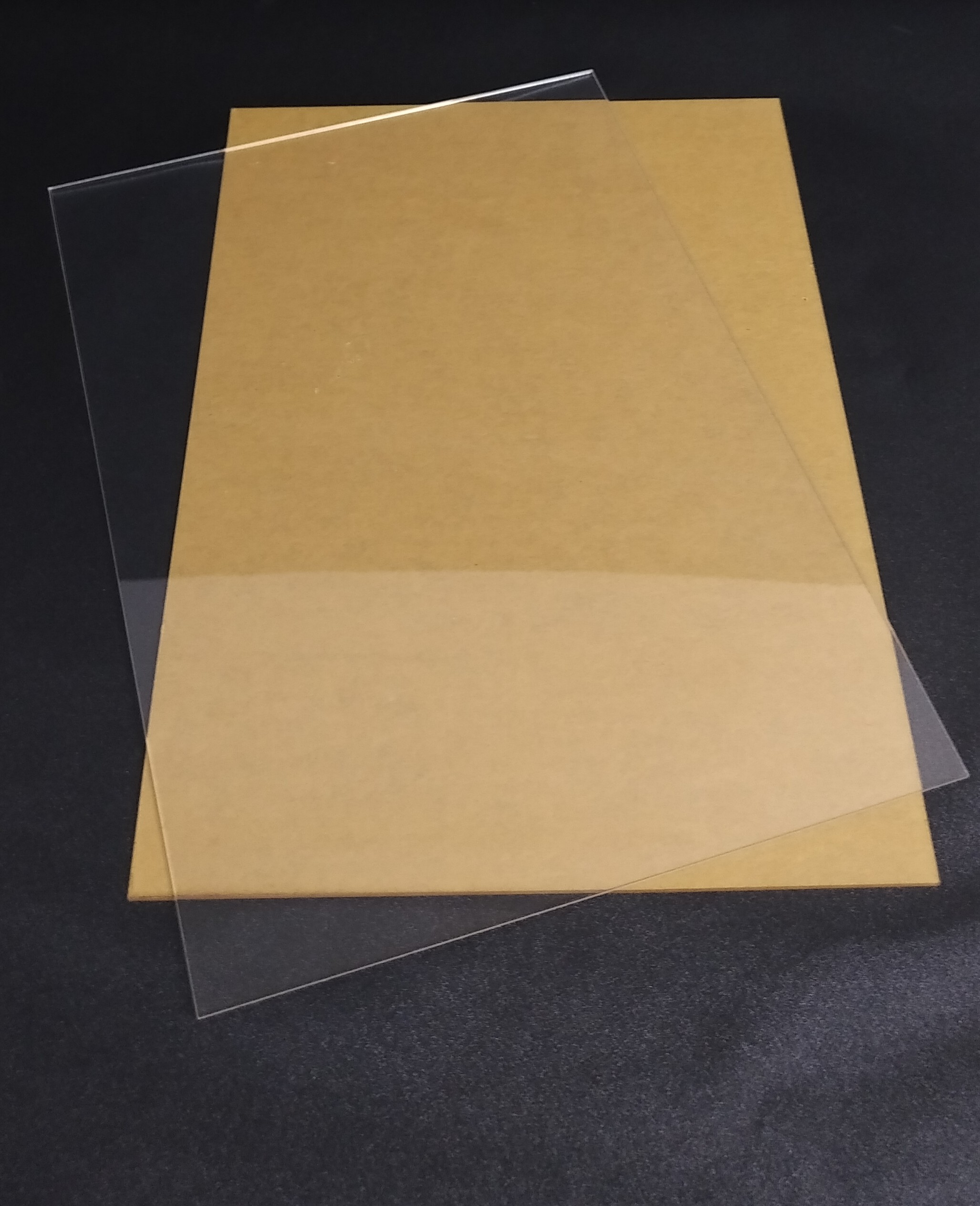 Bộ 5 Tấm nhựa mica trong suốt 20x10cm dày 1.5mm