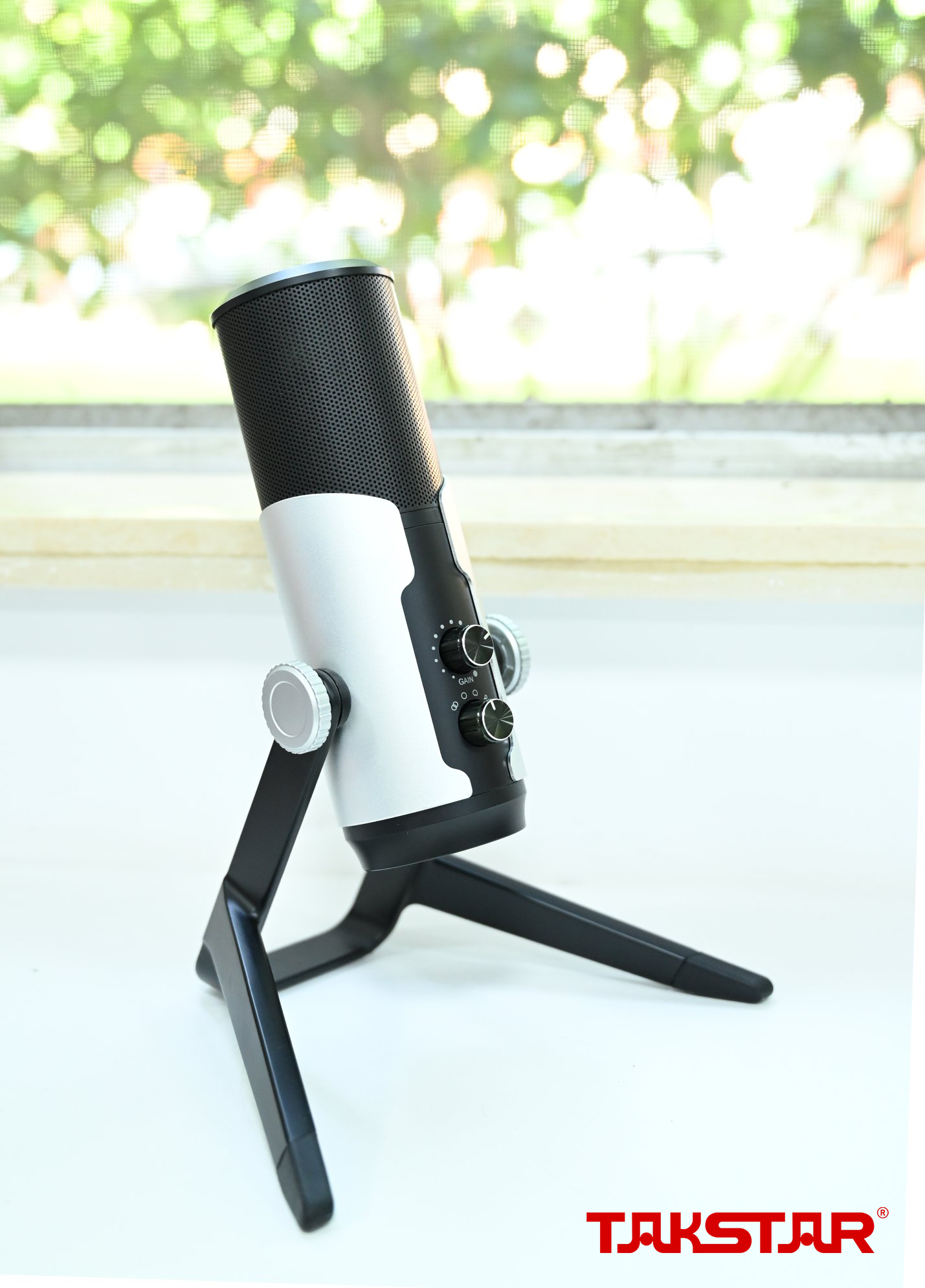 Mic Thu Âm Cho Streamer Livestream Trên Máy Tính Takstar GX6 USB Độ Nhạy Cao, Lọc Ồn, Chính Hãng Cao Cấp Bảo Hành 1 Năm