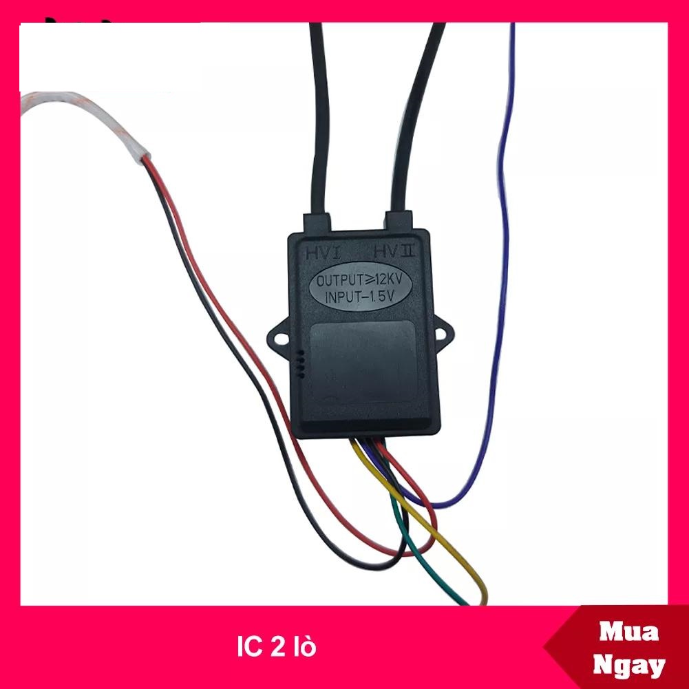 Bộ đánh lửa ic 2 lò đánh tia lửa điện bếp gas - ic đánh lửa bếp ga 2 lò 1,5v - ic bếp gas