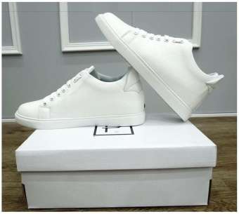 Giày thể thao nam tăng chiều cao ẩn Giày sneaker nam trắng mã M1