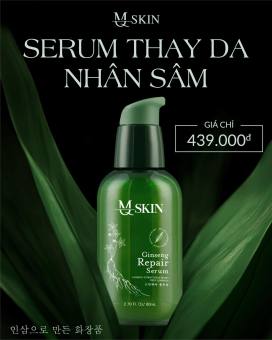 SERUM THAY DA NHÂN SÂM MQ SKIN 80ML CHÍNH HÃNG