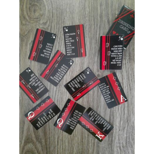 ❃✶ Bộ Bài Drinking Cards Lets Xỉn 52 lá - Drinking Game Bài Nhậu Cùng Bạn Bè