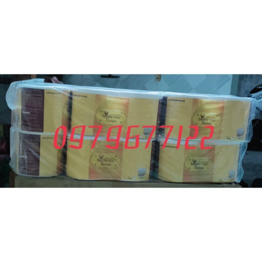Giấy vệ sinh bless you vàng 10 cuộn