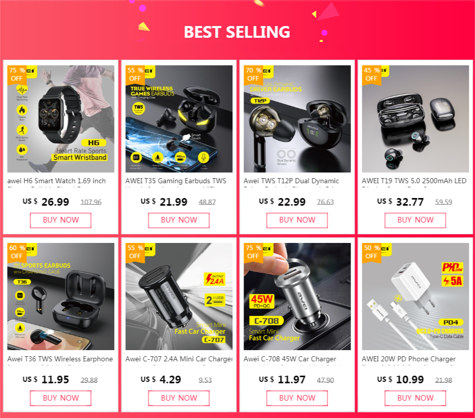 AWEI T21 Sport Wireless Earphone 