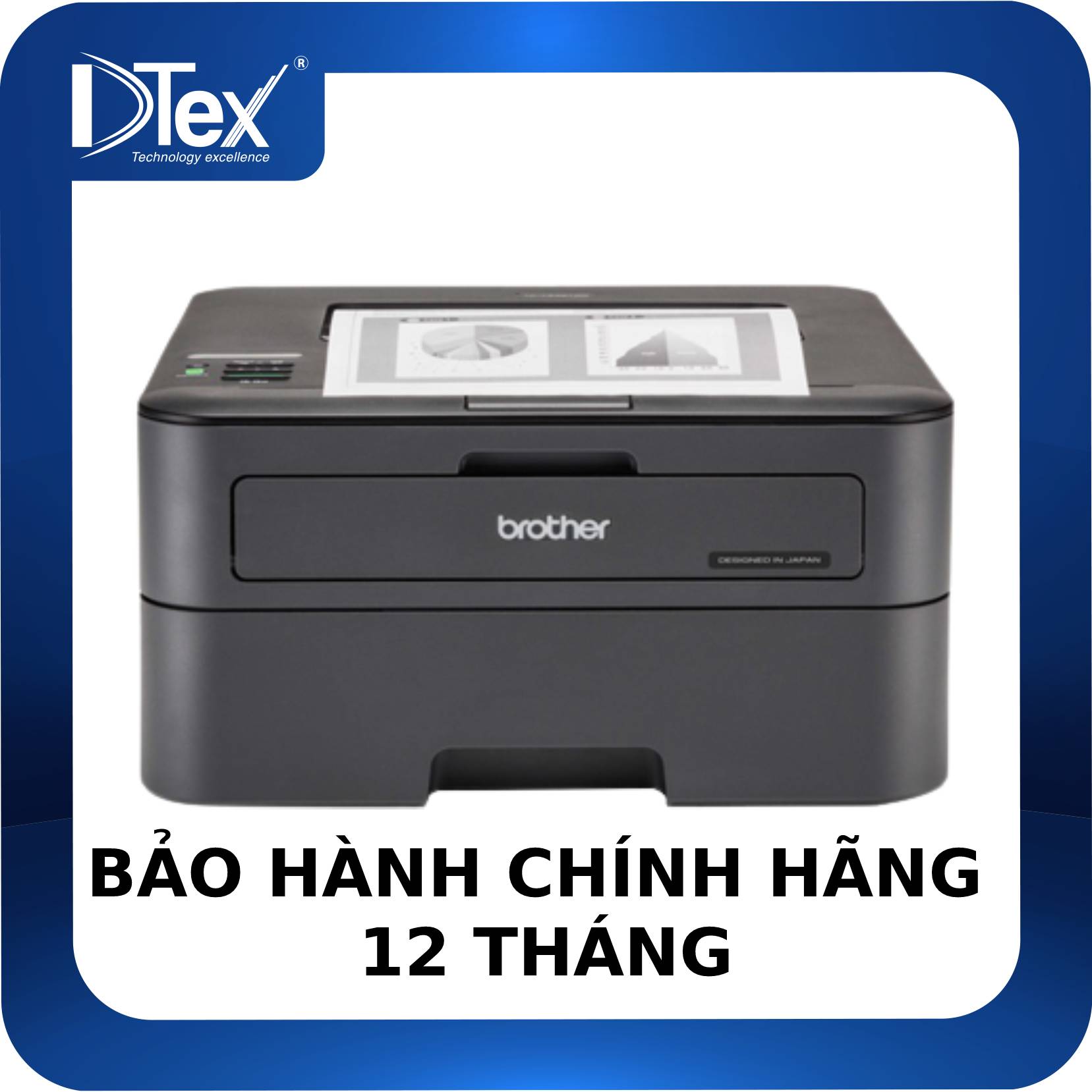 Máy in laser trắng đen brother hl-l2361dn - hàng chính hãng