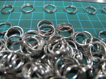 Combo 50 Khoen Tròn Inox dùng Móc Chìa Khóa hay ví bóp