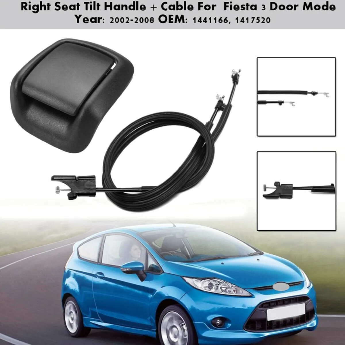ford fiesta seat tilt cable replacement
