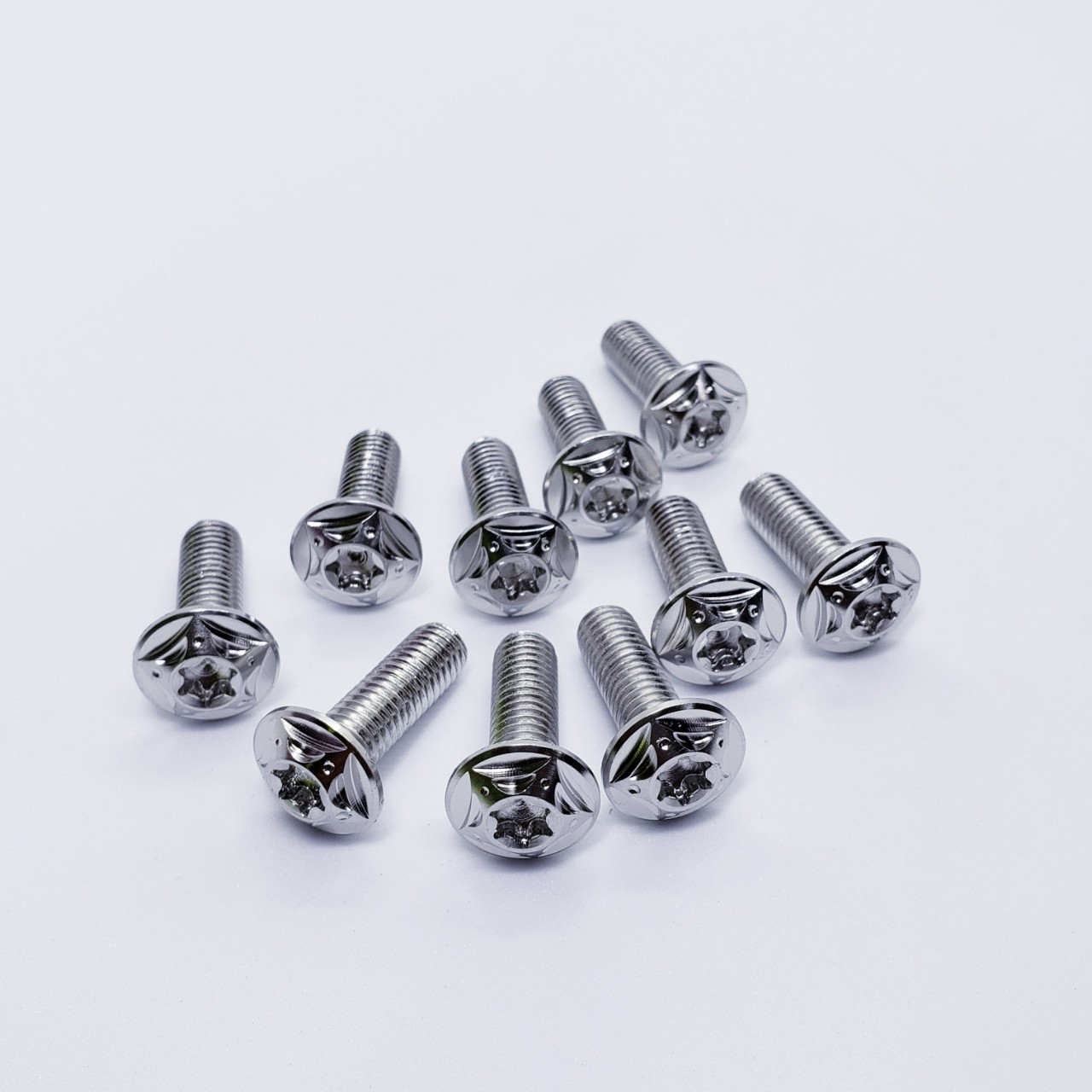 10 Ốc đĩa salaya 8li25 100% inox 304 gắn xe máy moto