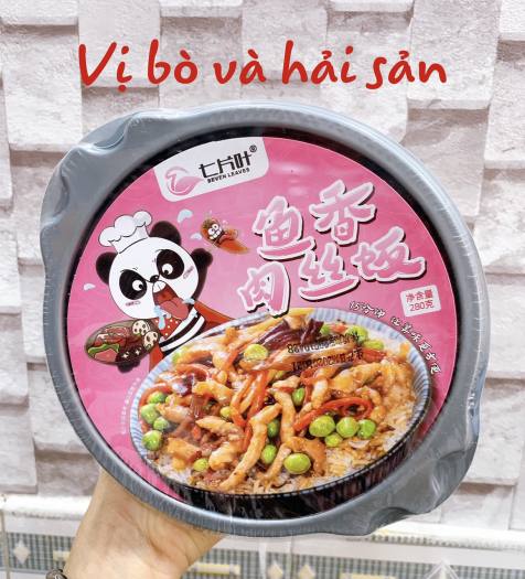CƠM TỰ SÔI Cơm ăn liền ĐỦ VỊ - Cơm tự sôi Panda