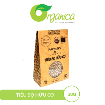 Tiêu sọ hạt hữu cơ Farmers' 50g