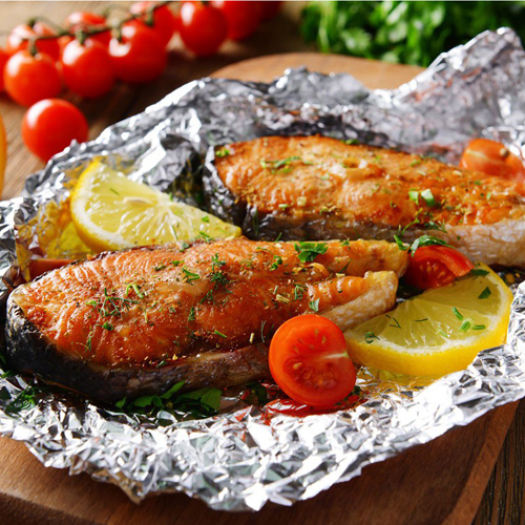 CUỘN GIẤY BẠC BỌC ĐỒ NƯỚNG - MÀNG NHÔM NƯỚNG THỰC PHẨM, BỌC HÀNG TƯƠI SỐNG - CUỘN GIẤY BẠC BỎ NỒI CHIÊN KHÔNG DẦU TIỆN LỢI