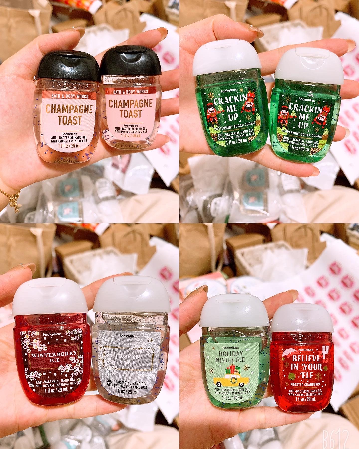 Gel rửa tay khô Bath & Body Works PocketBac Anti-bacterial Hand Gel 29ml