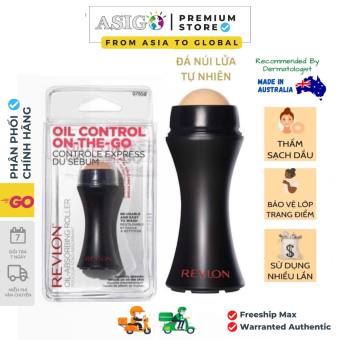 Cây lăn hút dầu, bã nhờn, thanh lăn dầu, massage mặt bằng Đá núi lửa REVLON