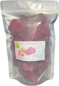 200gr Lang tím sấy mật ong ( hàng bể ), 100% thành phần thiên nhiên, giòn thơm ngọt, không hóa chất, phẩm màu, đảm bảo vệ sinh an toàn thực phẩm