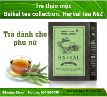 Trà thảo mộc Baikal tea collection. Herbal tea No2