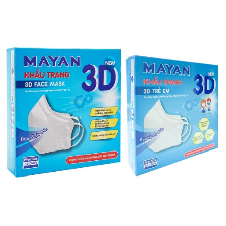 [HCM]Khẩu Trang Mayan 3D Mask Pm2.5 Medi Màng Lọc N95 đủ màu cho người lớn và trẻ em NPP Bangbangstore
