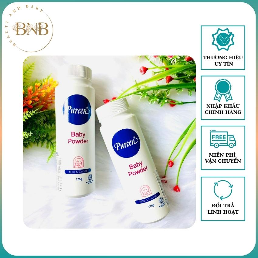 Phấn Em Bé Pureen bảo vệ da bé không khô ráp/ngứa và khó chiu 175g