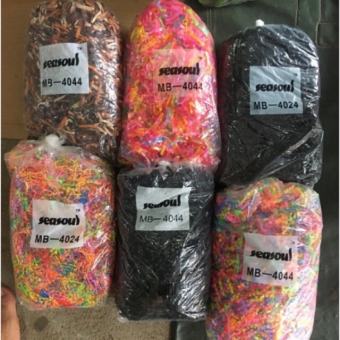 100g chun buộc tóc nữ dây thun buộc tóc giá rẻ nhiều màu sắc