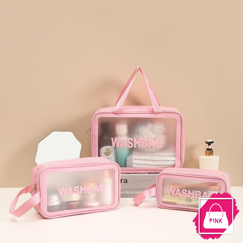 Túi đựng mỹ phẩm phụ kiện du lịch chất liệu TPU mềm chống thấm nước tiện dụng