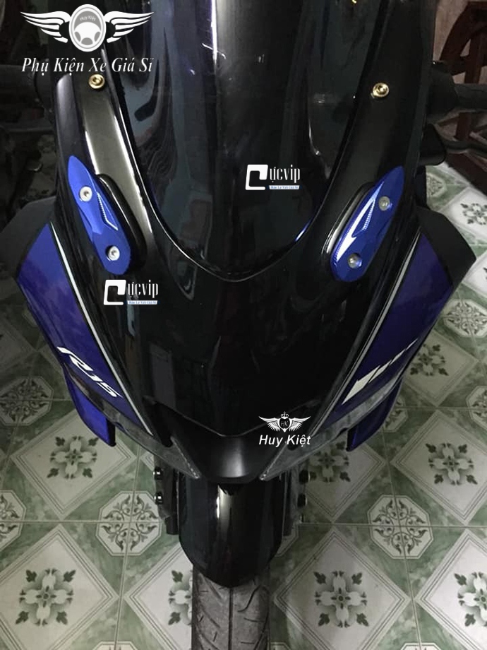 Che Chân Gương R15 V3 V2 Nhôm CNC MS1945