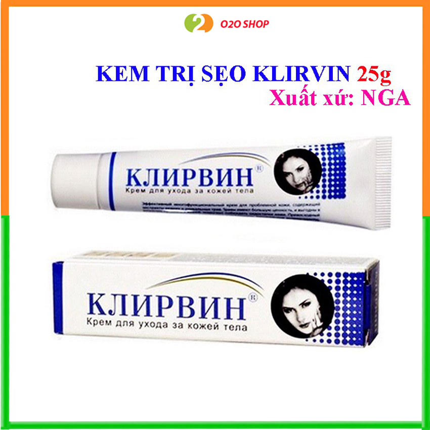 Kem loại bỏ sẹo Klirvin nga 25g – đánh bay các loại sẹo giúp bạn không còn tự ti