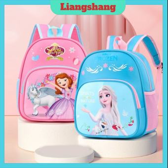 Balo mầm non Sofia Elsa Ironman captain - Ba lô cho bé trai bé gái 2 ngăn in hình