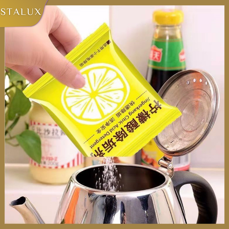 Starlux chất tẩy rửa axit chanh citric chất tẩy rửa bên trong-chất tẩy cặn axit citric làm sạch ấm trà chất tẩy rửa nồi chất tẩy rửa dụng cụ tẩy rỉ sét