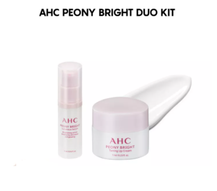 Gambar AHC Peony Bright Trial Kit (Serum 5ml   Toning Up Cream 7ml)
