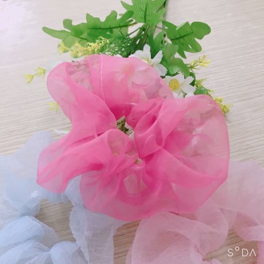 Scrunchies đồ cột tóc, buộc tóc cho bé (1 cái) phụ kiện tặng kèm - THE LITTLE