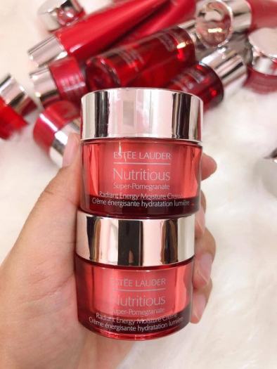 set estee lauder lựu đỏ Nutritious Super-Pomegranate mini, unbox