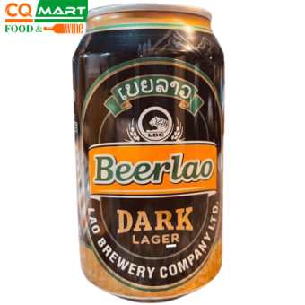 Bia Đen Lào Dark Lager lon 330ml