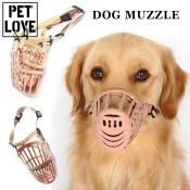 Adjustable Dog Muzzle - Plastic Basket Design (Brand: optional)