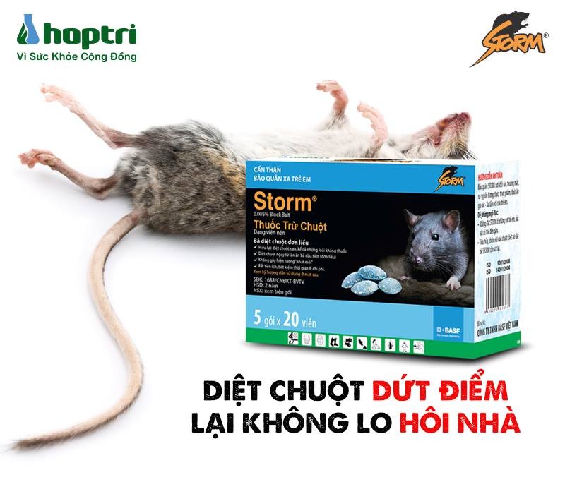 Thuốc diệt chuột an toàn, hiệu quả STORM