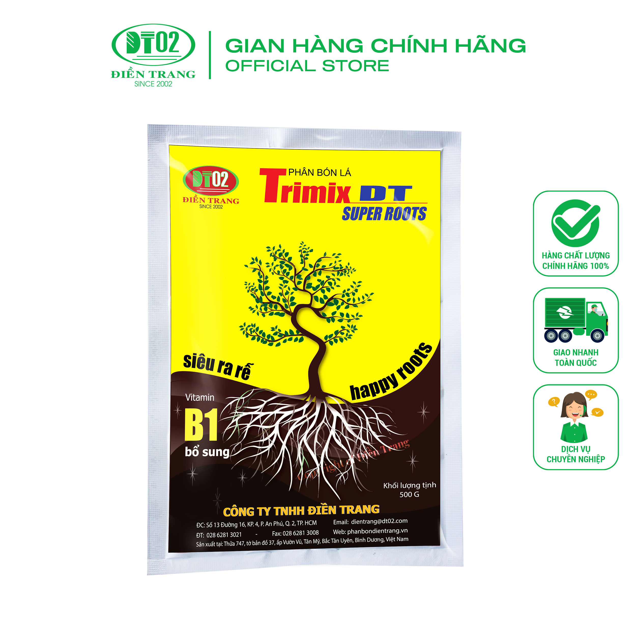 Phân bón ra rễ Điền Trang TRIMIX-DT