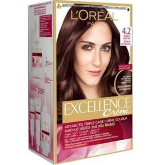 Thuốc nhuộm Tóc Loreal Paris Excellence Creme 4.2 Nâu Ánh Tím 172ml