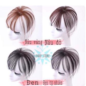 Tóc giả nữ giá rẻ Tóc giả mái thưa tóc thật che hói dạng cột