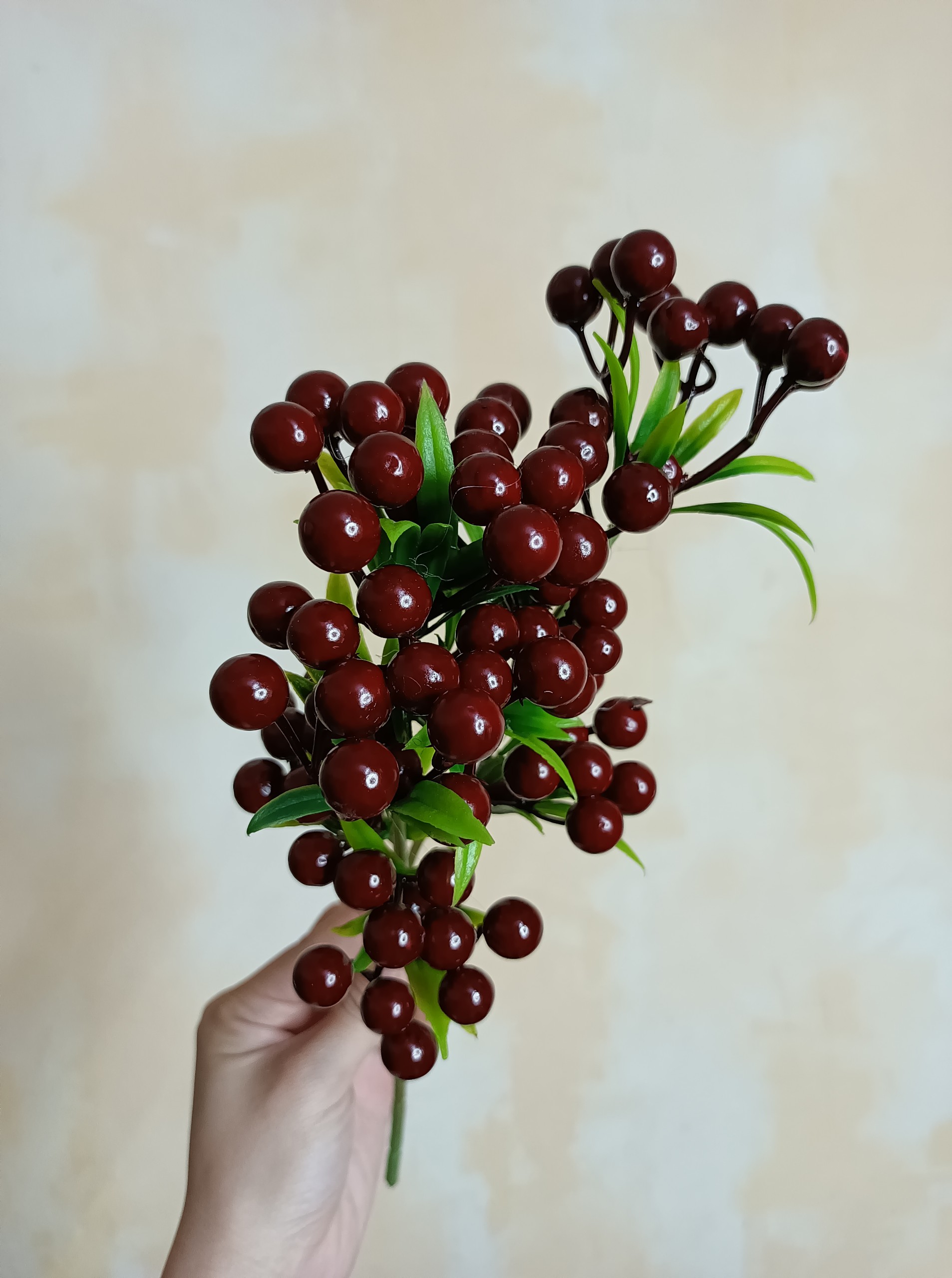 [ẢNH SHOP TỰ CHỤP] Cành Cherry Giả Nhân Tạo SP36, Trang Trí Nhà Tết , Giữ Form Dáng Tốt, Giống Thật 99%, Decor Phòng Khách, Chất Liệu Lụa Cao Cấp, Dễ Bảo Quản, Vệ Sinh - Mê Thảo Flower Shop